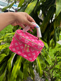 Pink Fabric New Small Lv Vanity