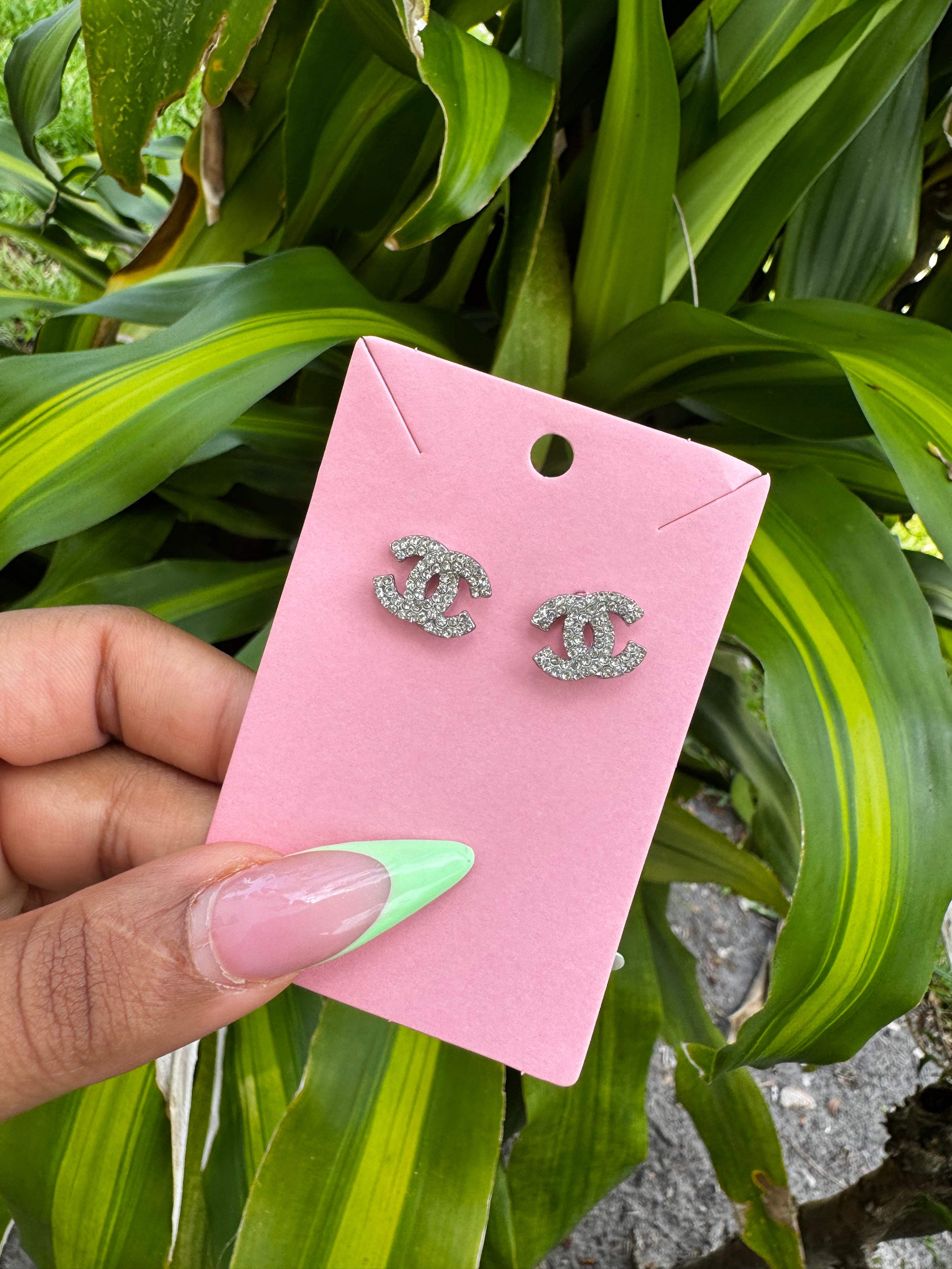 Small CC Earrings